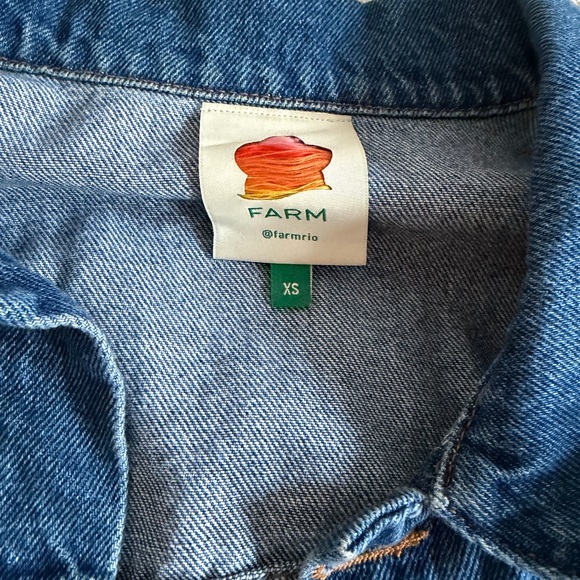 FARM Rio Multicolor Patchwork Jean Jacket - Picture 4 of 5